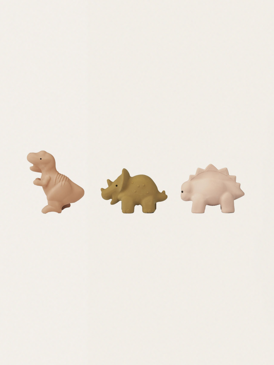 Kauczukowe dinozaury do kąpieli