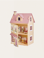Puppenhaus aus Holz mit Ausstattung