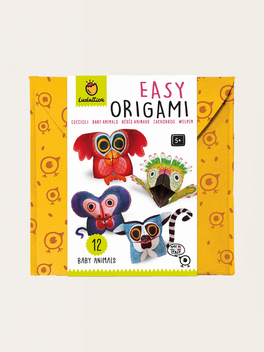 Einfaches Origami-Kreativset – Tierbabys