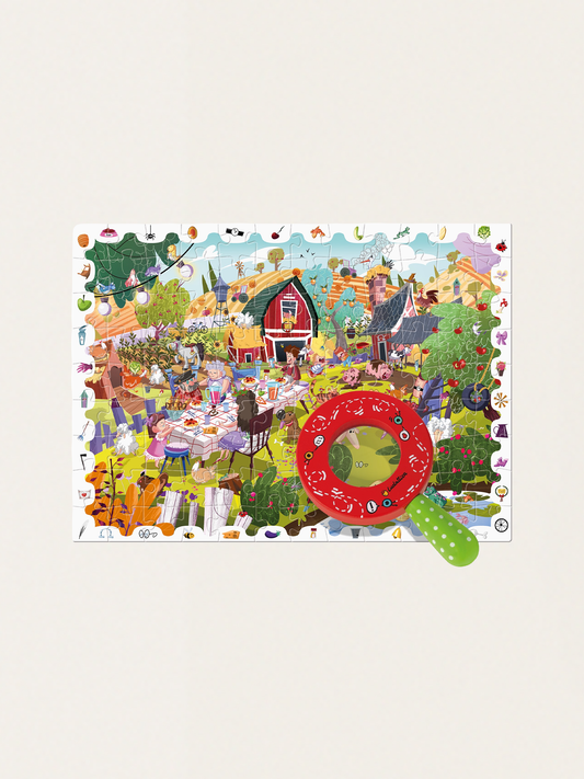 Puzzle - Detektivspiel - Bauernhof