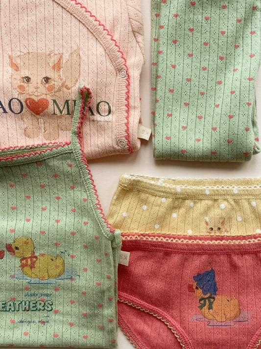 Bawełniane legginsy GOTS Minnie Pants