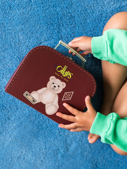 Frederic the Traveler Bear Teddy Bear in a Suitcase