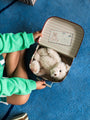 Frederic, der reisende Bär, Teddybär im Koffer