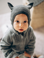 Fox Kitty soft cashmere bonnet 