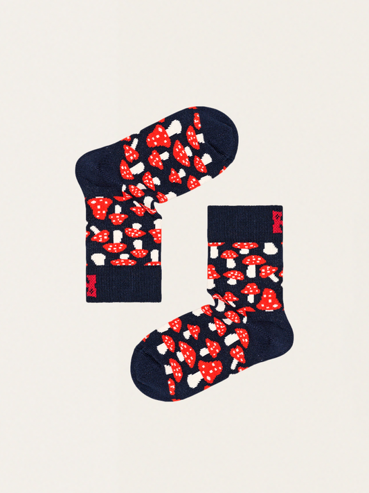 Kindersocken, 2 Stück – Fröhlicher Pilz