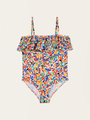 Confetti All Over Ruffle Swimsuit