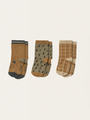 Set of three pairs of cotton socks