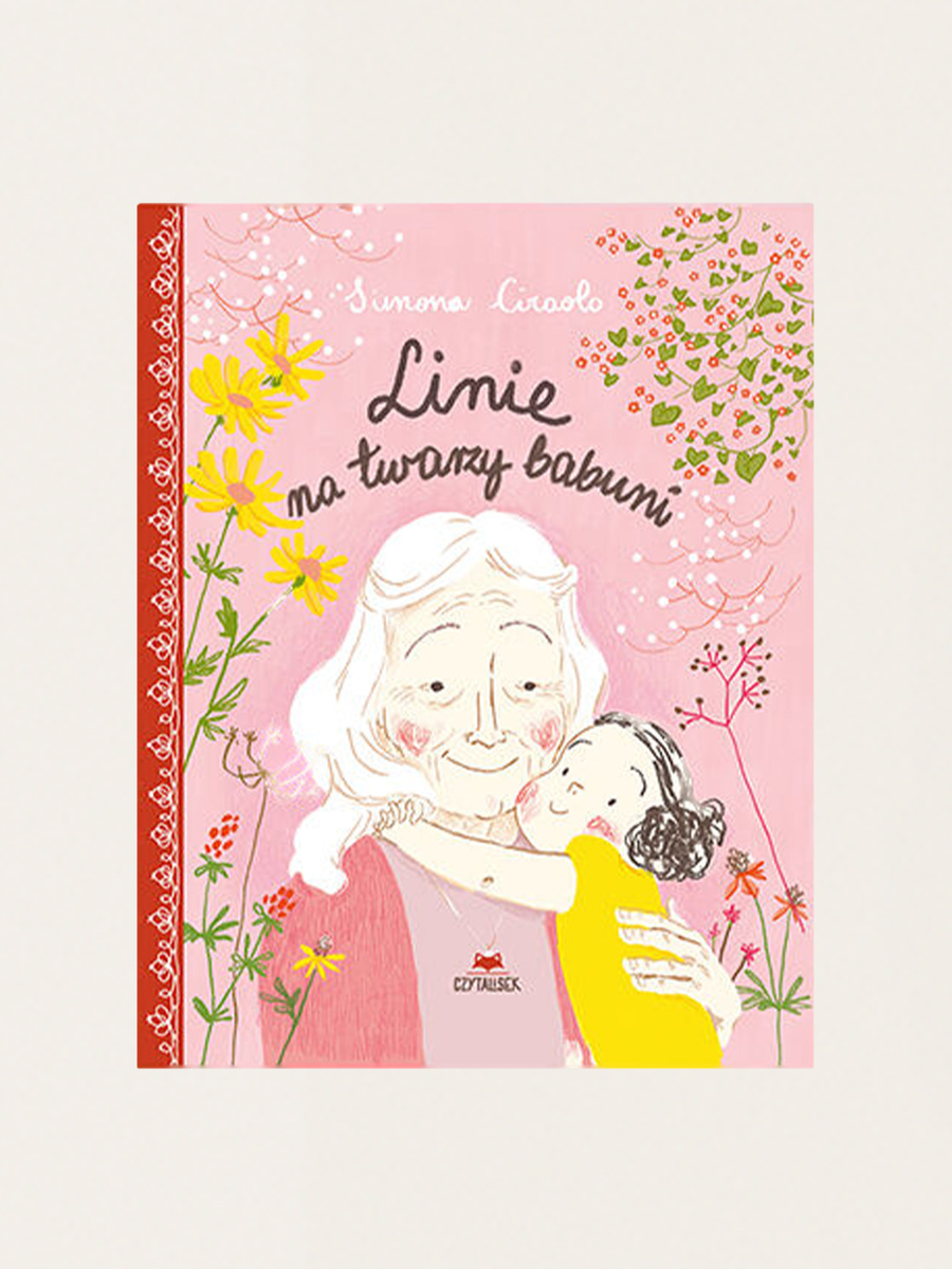 Linie na twarzy babuni