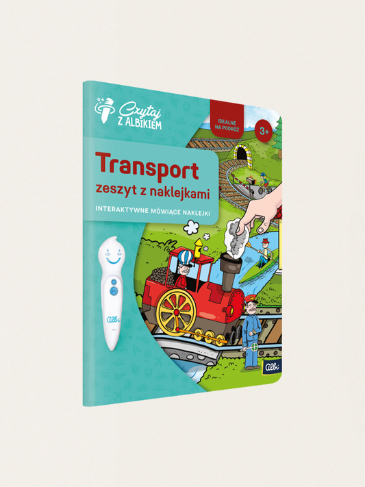 Lesen mit Albik – Stickerbuch – Transport