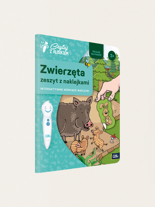 Czytaj z Albikiem - Zeszyt z naklejkami - Zwierzęta