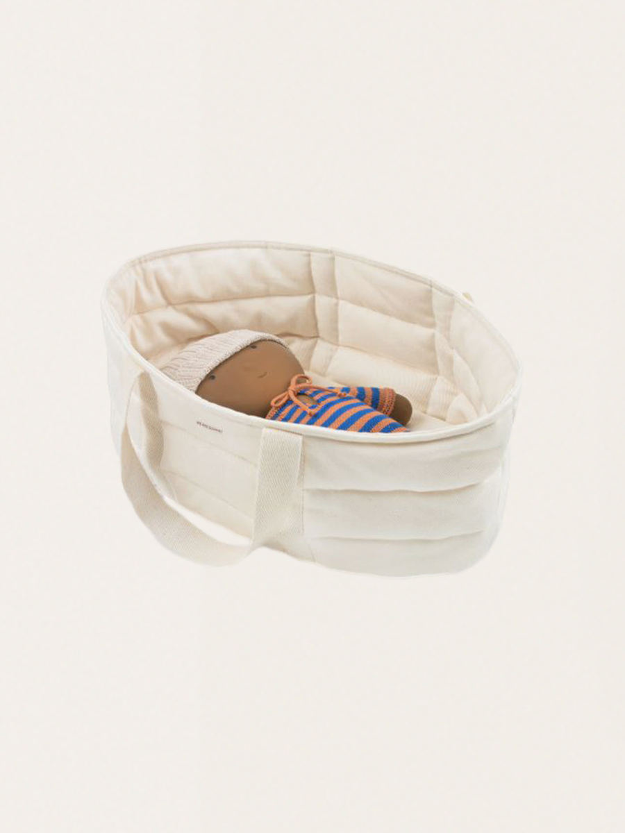 Gommu Baby Cream Soft Doll Bed