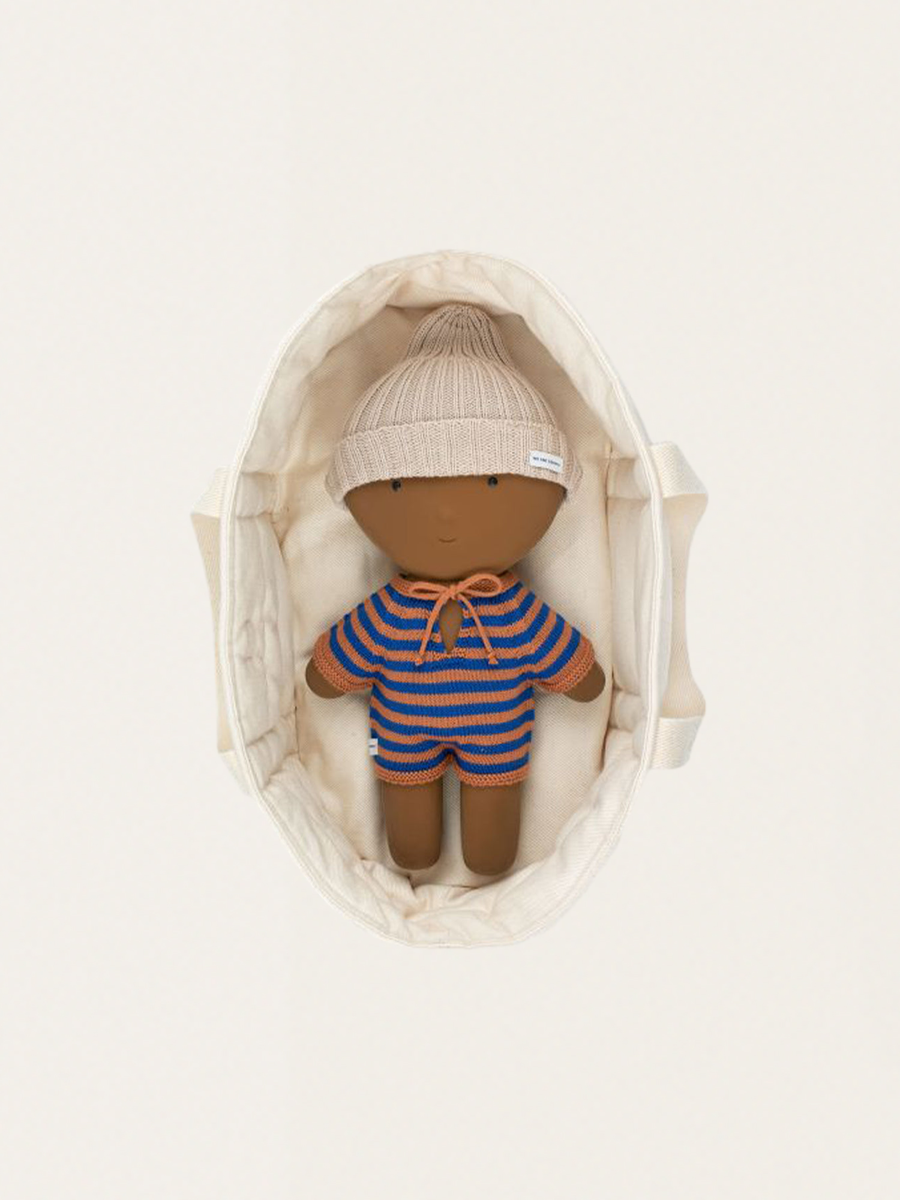 Gommu Baby Cream Soft Doll Bed