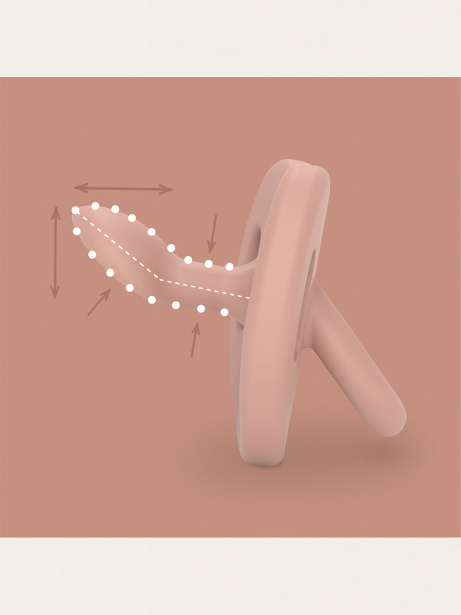 SX Pro Nude Anatomical Silicone Pacifier