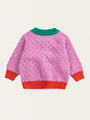 Bawełniany kardigan Baby Color Block