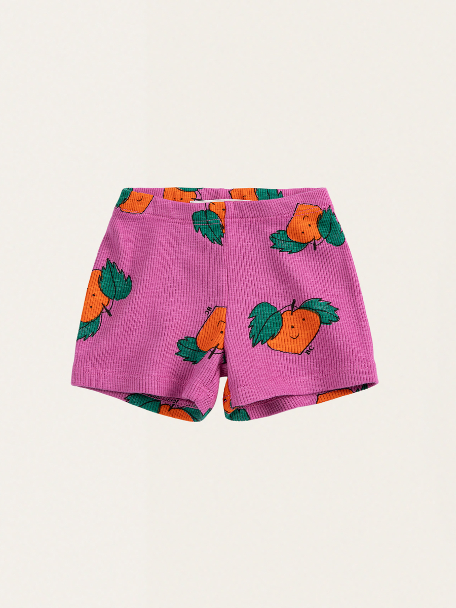 Krótkie legginsy - kolarki Tangerine all over