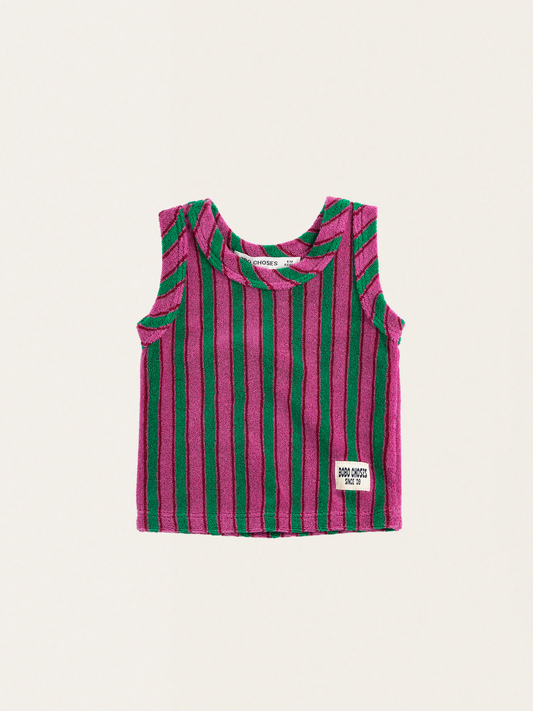 Bawełniany tank top Baby z miękkiej frotte