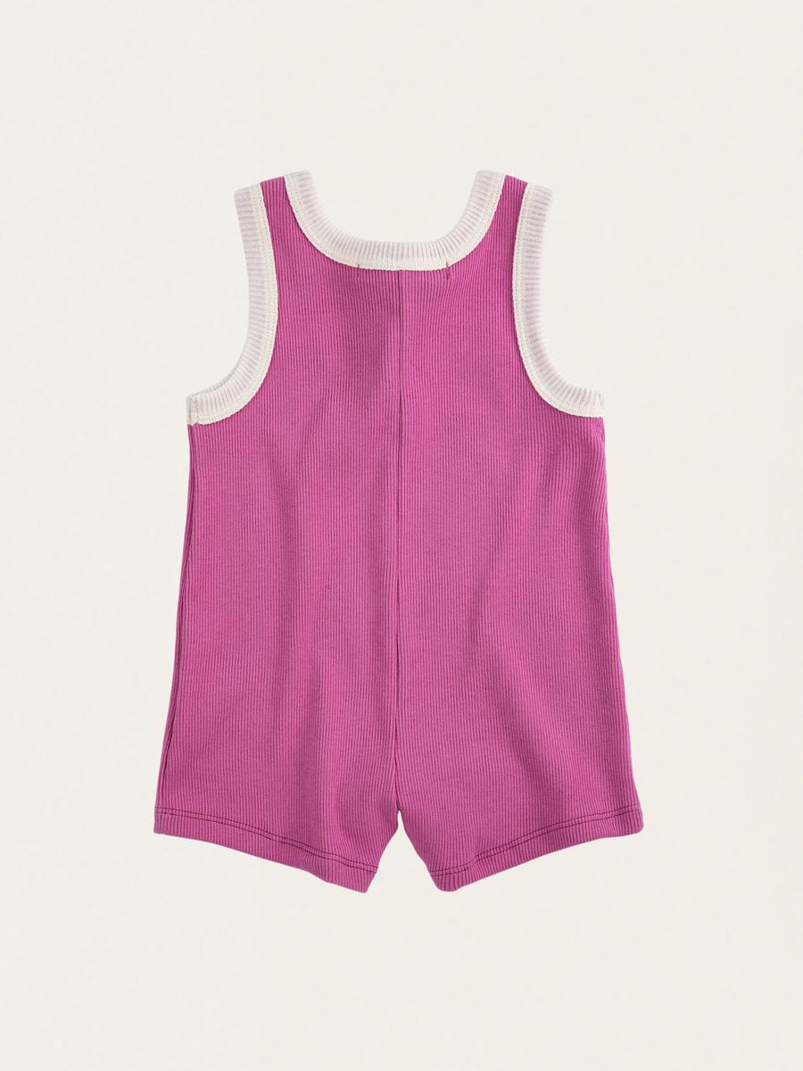 Bawełniany romper Baby Tangerine