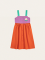 Bawełniana sukienka tkana Kids Pixel Daisy