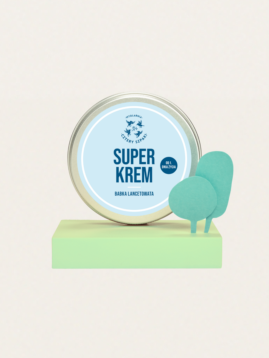 Superkrem - Babka Lancetowata - Hipoalergiczny krem od 1. dnia życia
