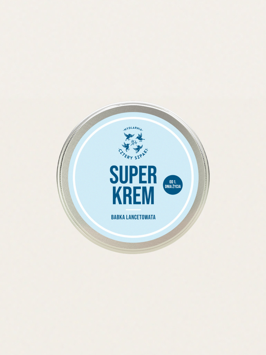 Superkrem - Babka Lancetowata - Hipoalergiczny krem od 1. dnia życia