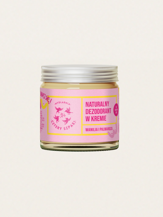 Naturalny delikatny dezodorant w kremie