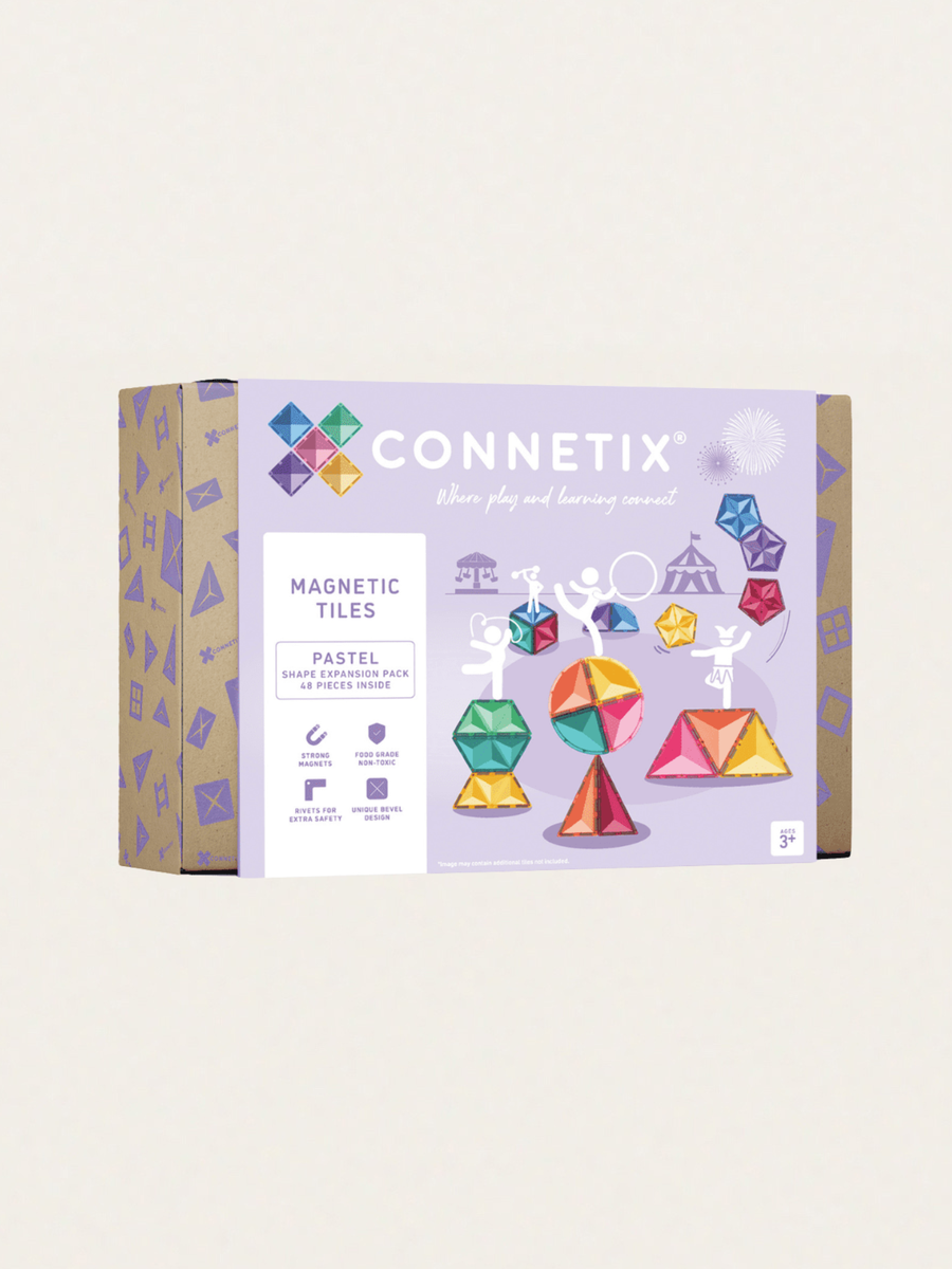Klocki magnetyczne Pastel Shape Expansion Pack 48 el.