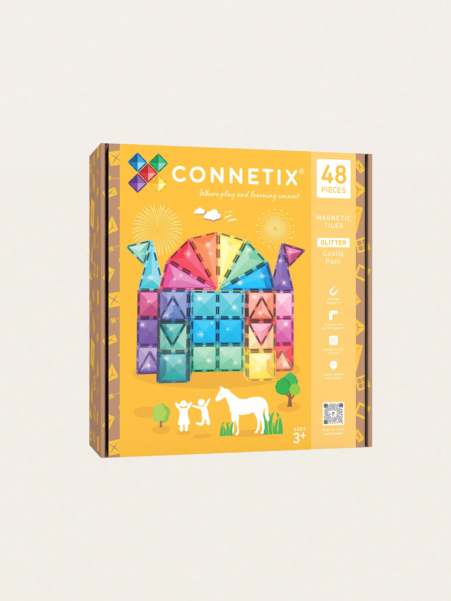 Klocki magnetyczne Glitter Castle Pack 48 el.