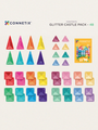 Klocki magnetyczne Glitter Castle Pack 48 el.