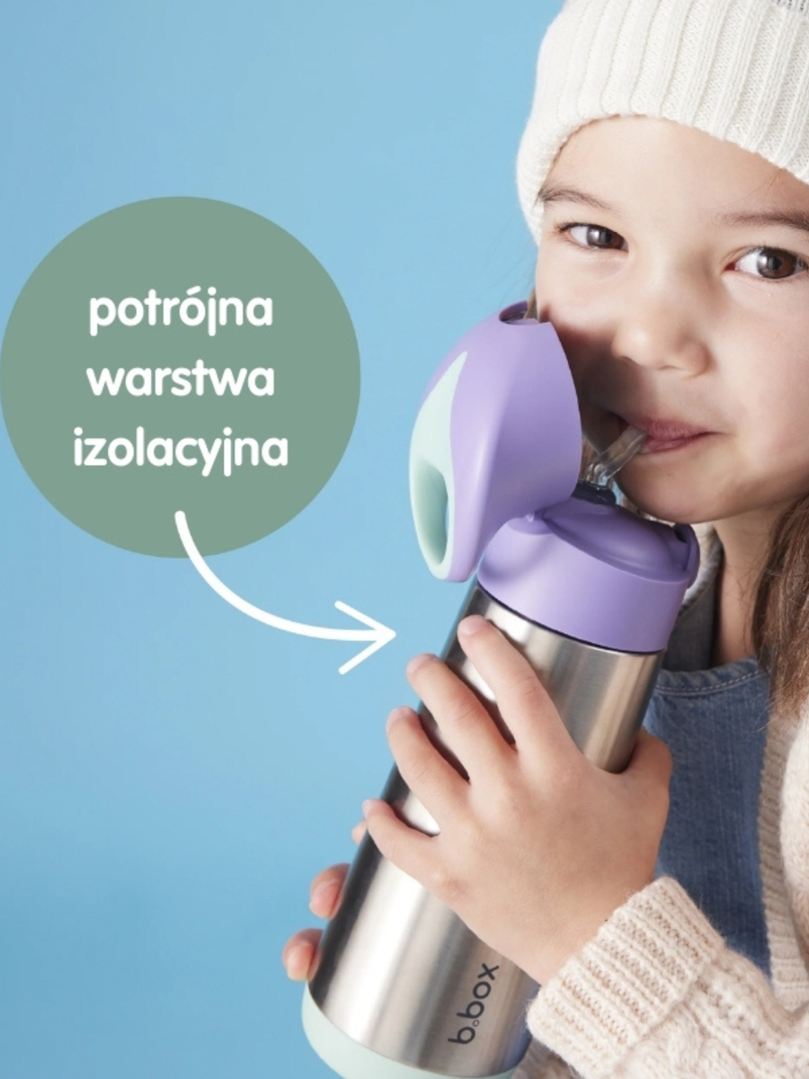Bidon termiczny ze słomką 500 ml