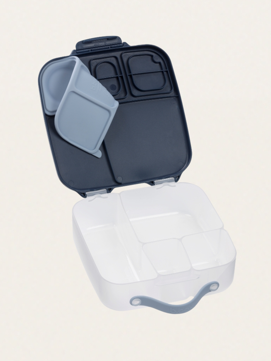 Duży lunchbox z przegródkami i wkładem chłodzącym