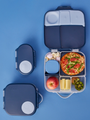 Duży lunchbox z przegródkami i wkładem chłodzącym