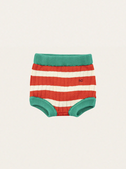 Bloomersy z dzianiny bawełnianej Striped