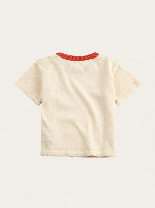 T-shirt z dzianiny bawełnianej Baby Pixel Strawberry