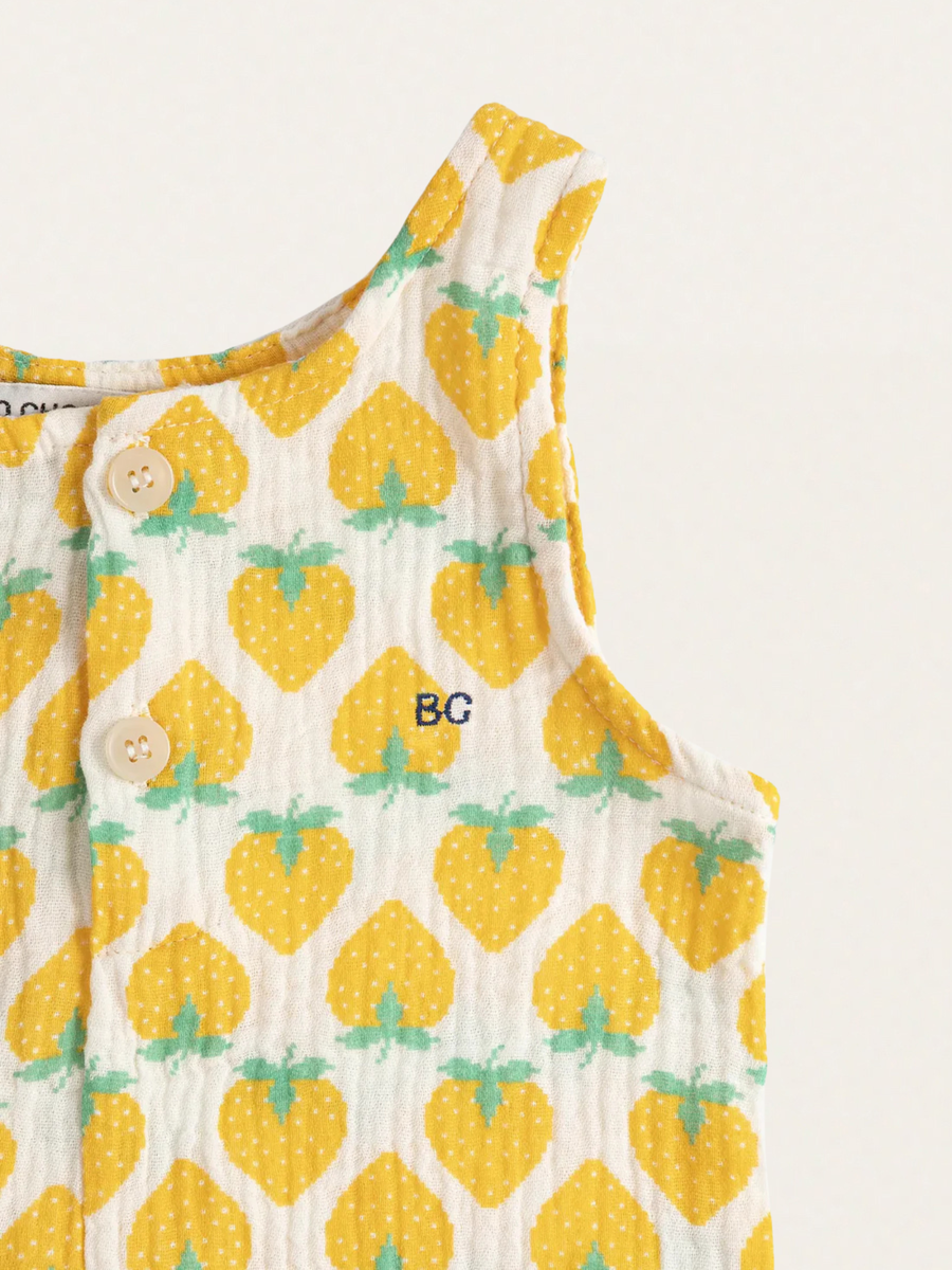 Muślinowy romper Baby Strawberry all over