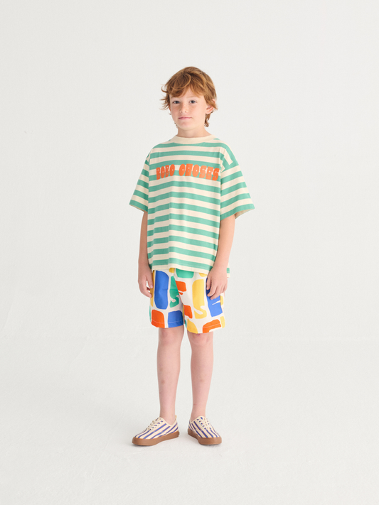 Bawełniany T-shirt Kids Bobo Choses Modern striped
