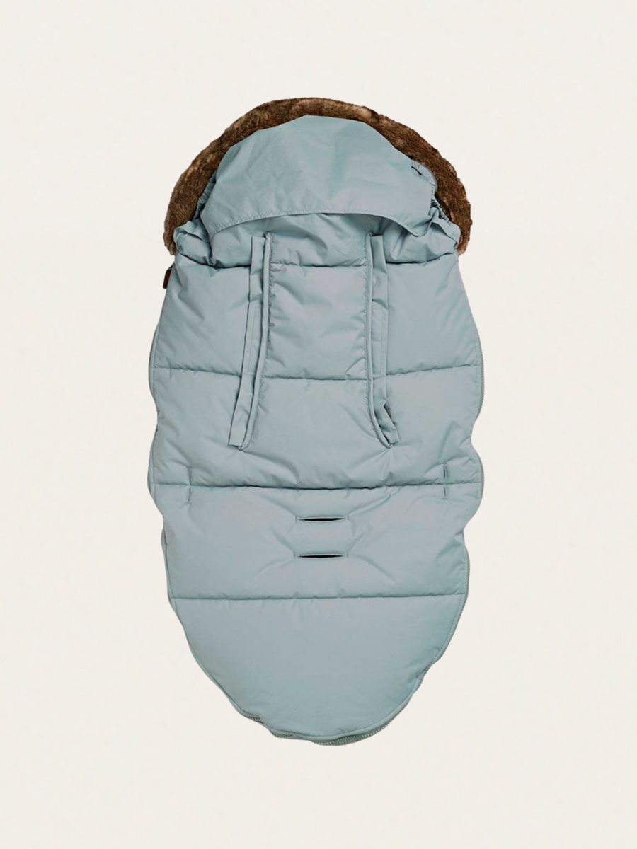 Pebble Green Windproof and Waterproof Stroller Footmuff