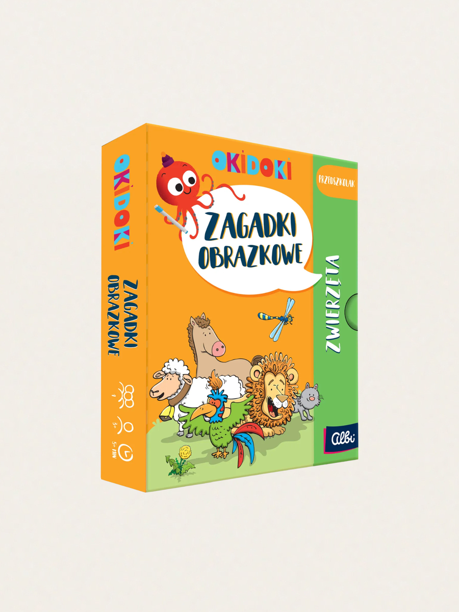 OKIDOKI - Zagadki obrazkowe Zwierzęta
