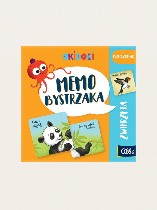 OKIDOKI - Gra Memo Bystrzaka. Zwierzęta