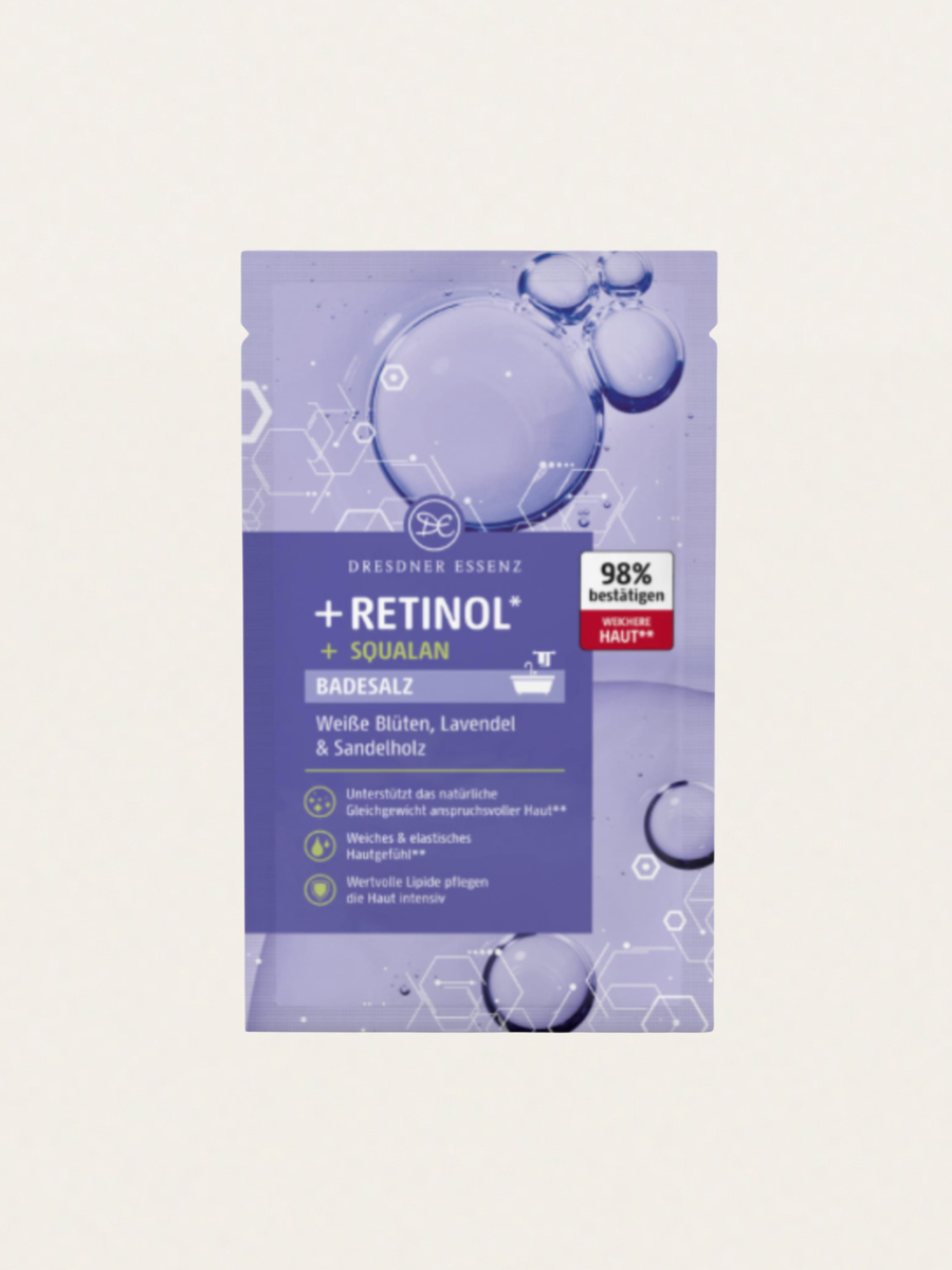 Aktywna sól do kąpieli Retinol + Skwalan