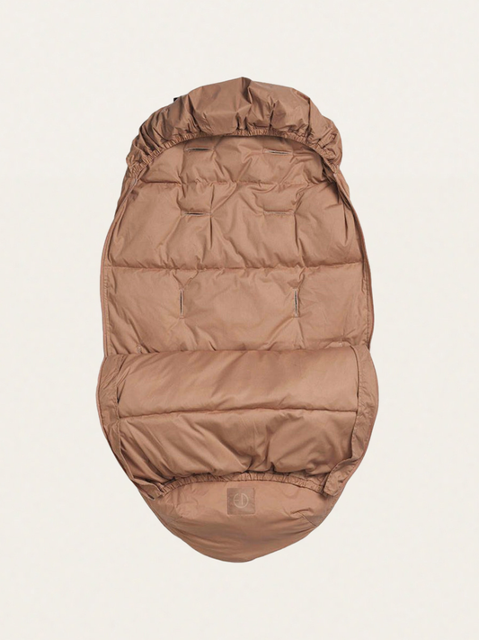 Soft Terracotta Duck Down Stroller Sleeping Bag