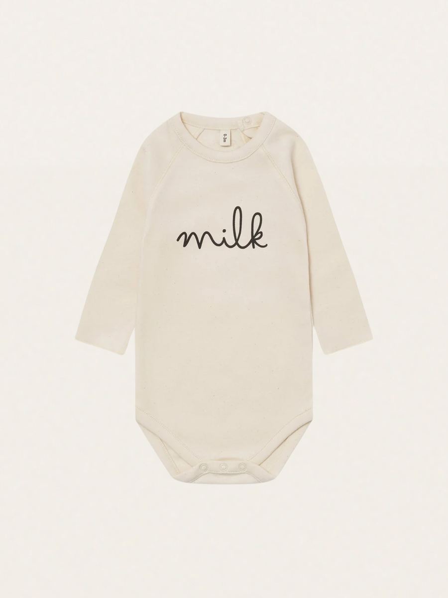 Body z bawełny organicznej Milk