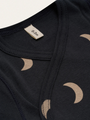 Body kopertowe z bawełny organicznej Charcoal Midnight