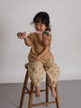 Lniane spodnie Lavender Bloom Gardener Pants