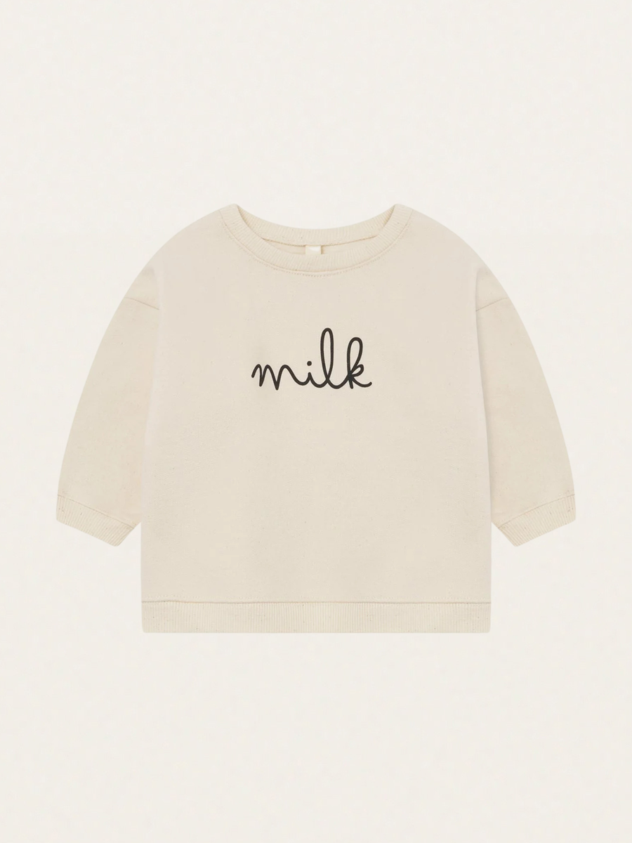 Bluza z bawełny organicznej Milk Undyed