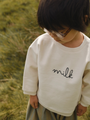 Bluza z bawełny organicznej Milk Undyed