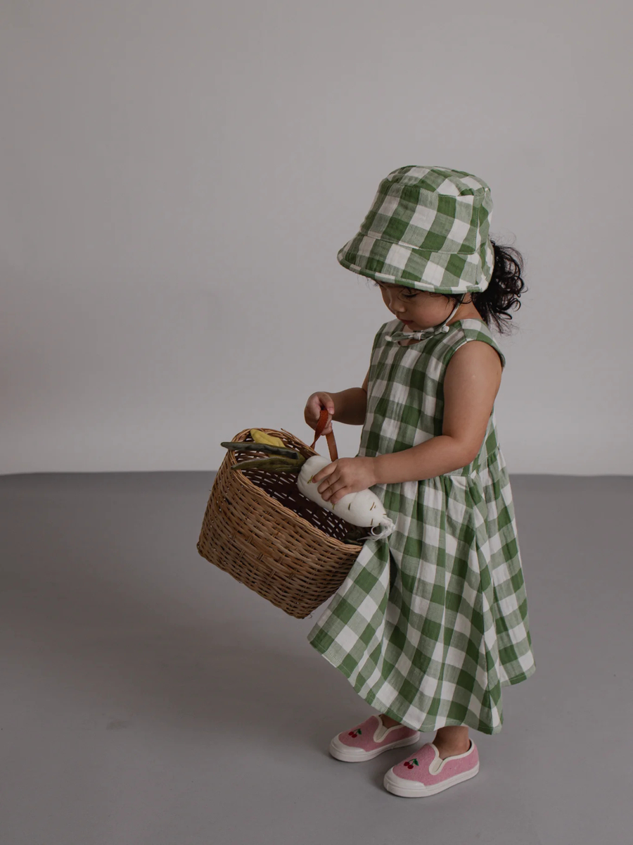 Muślinowy kapelusz Dill Gingham