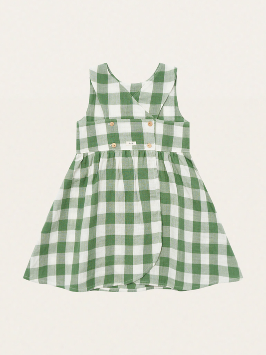 Muślinowa sukienka bez rękawów Dill Gingham