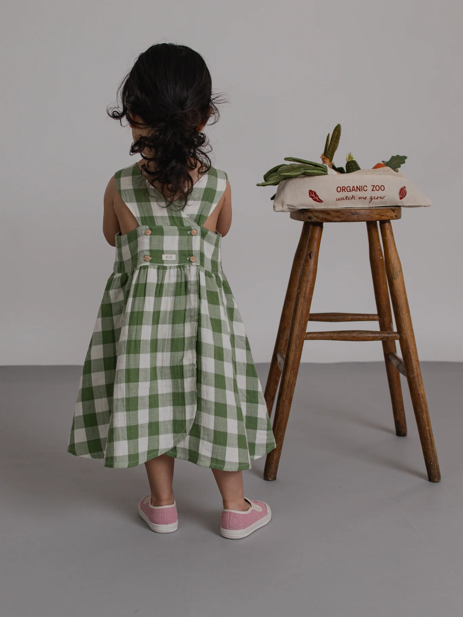 Muślinowa sukienka bez rękawów Dill Gingham