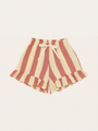 Muślinowe krótkie spodenki Tomato Stripes Frill