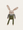 Ręcznie robiona przytulanka z wełny alpaki Bunny Olive Overalls